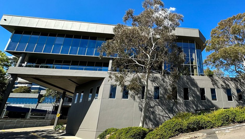 Our Work 5 After office block painting – a sleek, modern, and professional exterior painting upgrade.